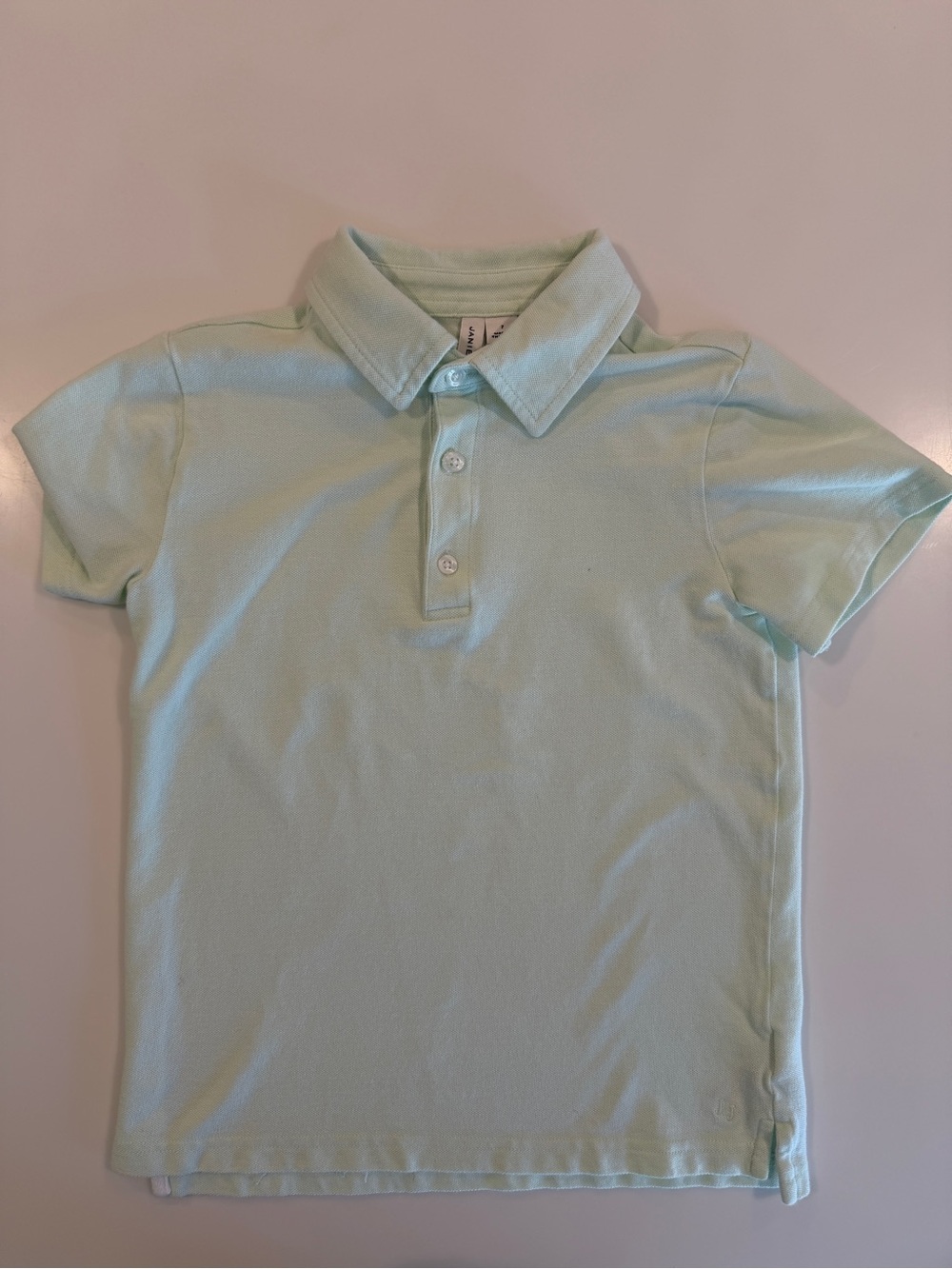 Janie and Jack Polo Shirt in Light Mint Green